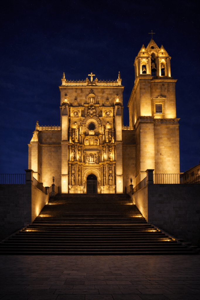 Basílica de Santa María en Pontevedra.
