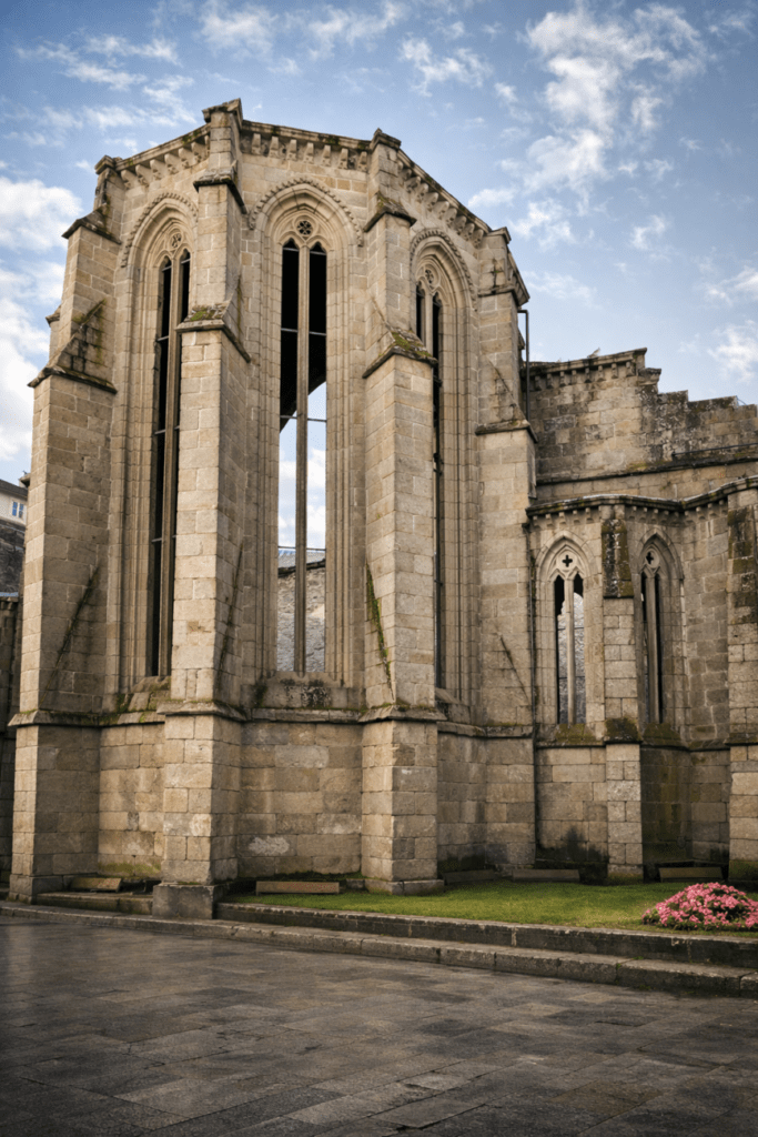 Ruinas de Santo Domingo en Pontevedra.