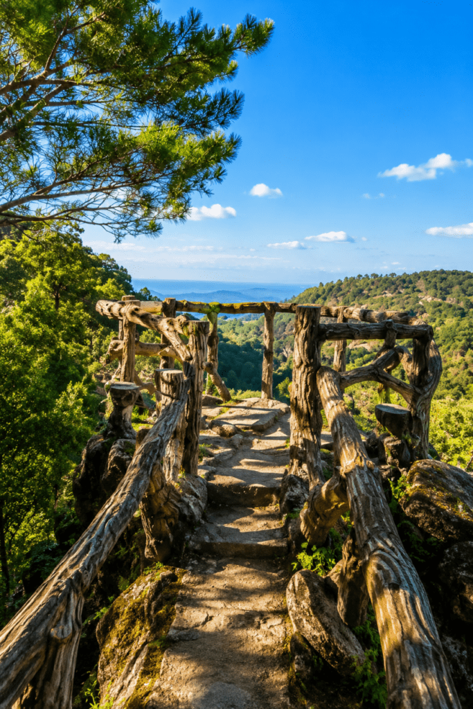 Mirador del Monte Aloia con vistas al entorno natural de Tui