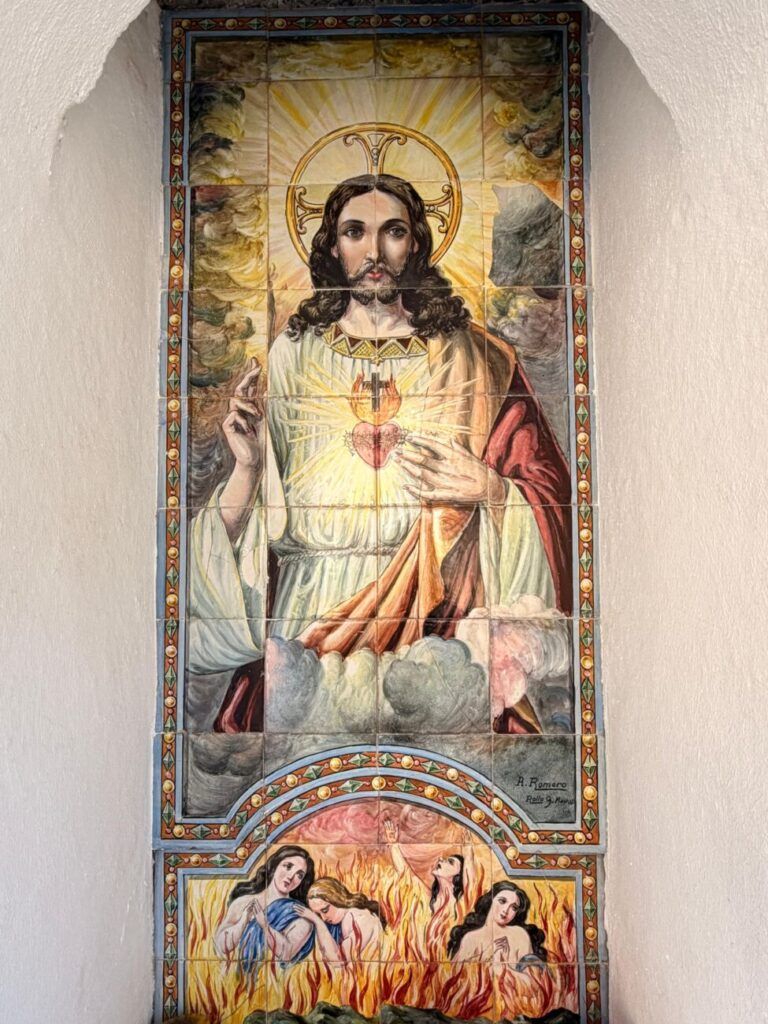  Corazón de jesús en gaxate. Obra de Alfonso Romero Mesa.